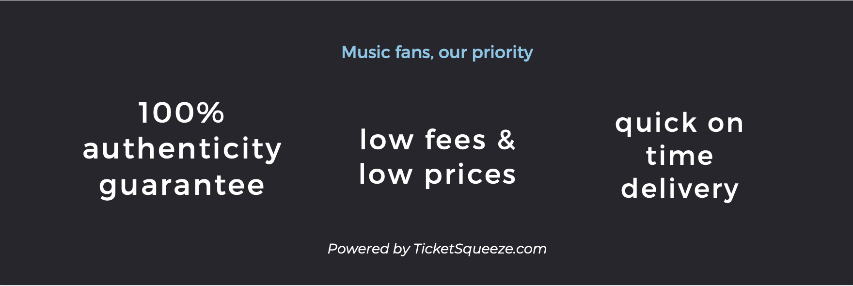 BJCC Concert Hall ticket guarantee